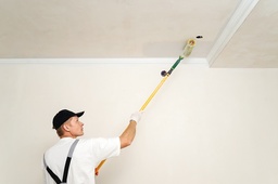 Repainting of a ceiling