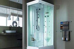 Place a shower cabs