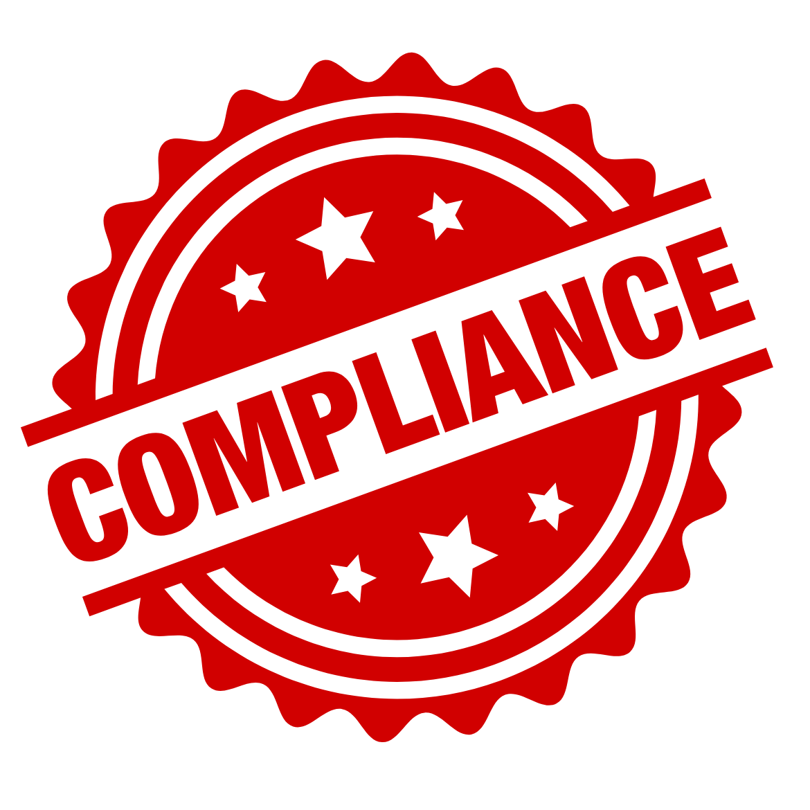 Compliance stamp icon